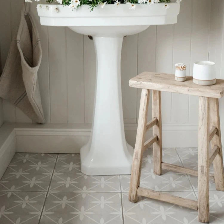 Rustic Reclaimed Rectangular Stool