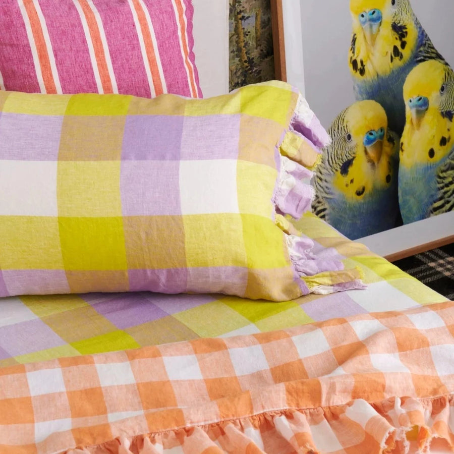 Society Of Wanderers Lavender Fizz Pillowcase Sets French Linen