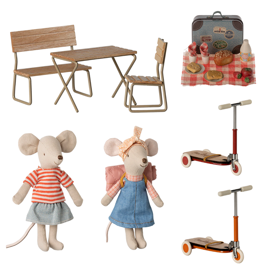 Maileg Scooter Girls Picnic