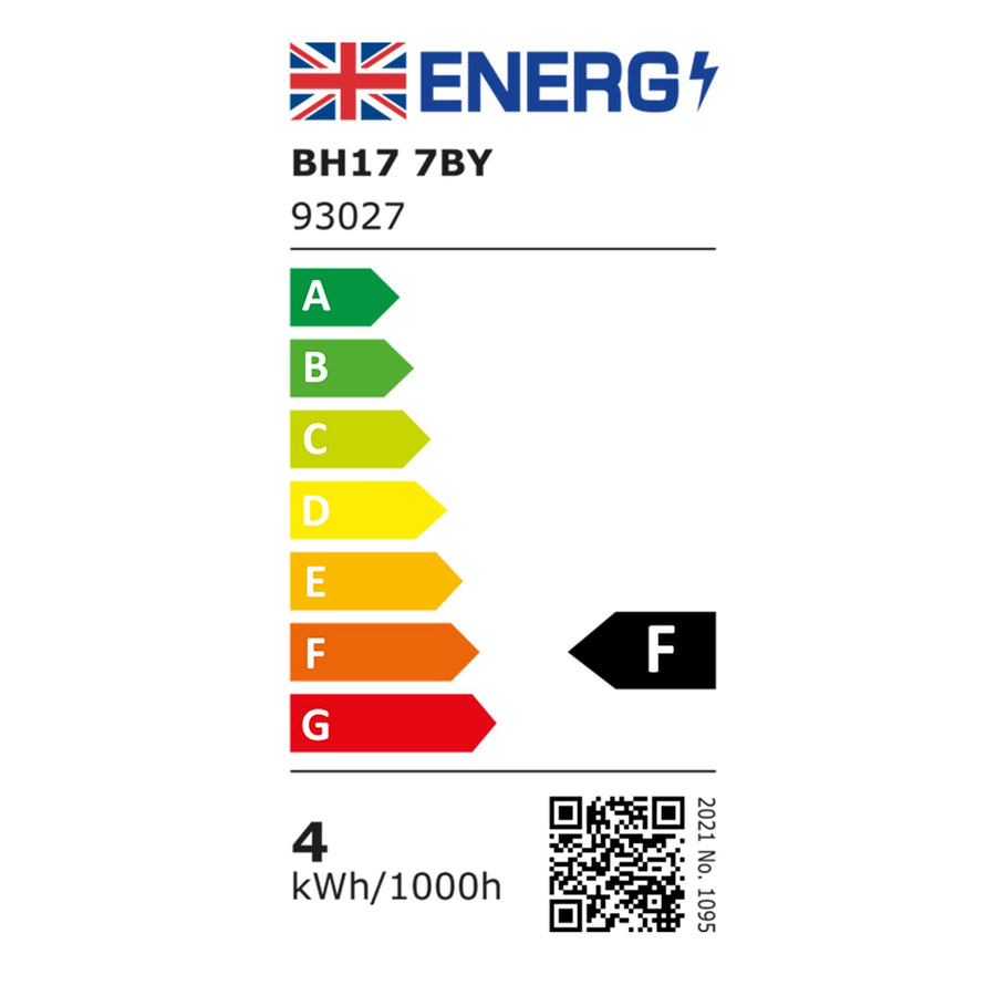 E27 LED Filament Globe - Amber - 12.5cm