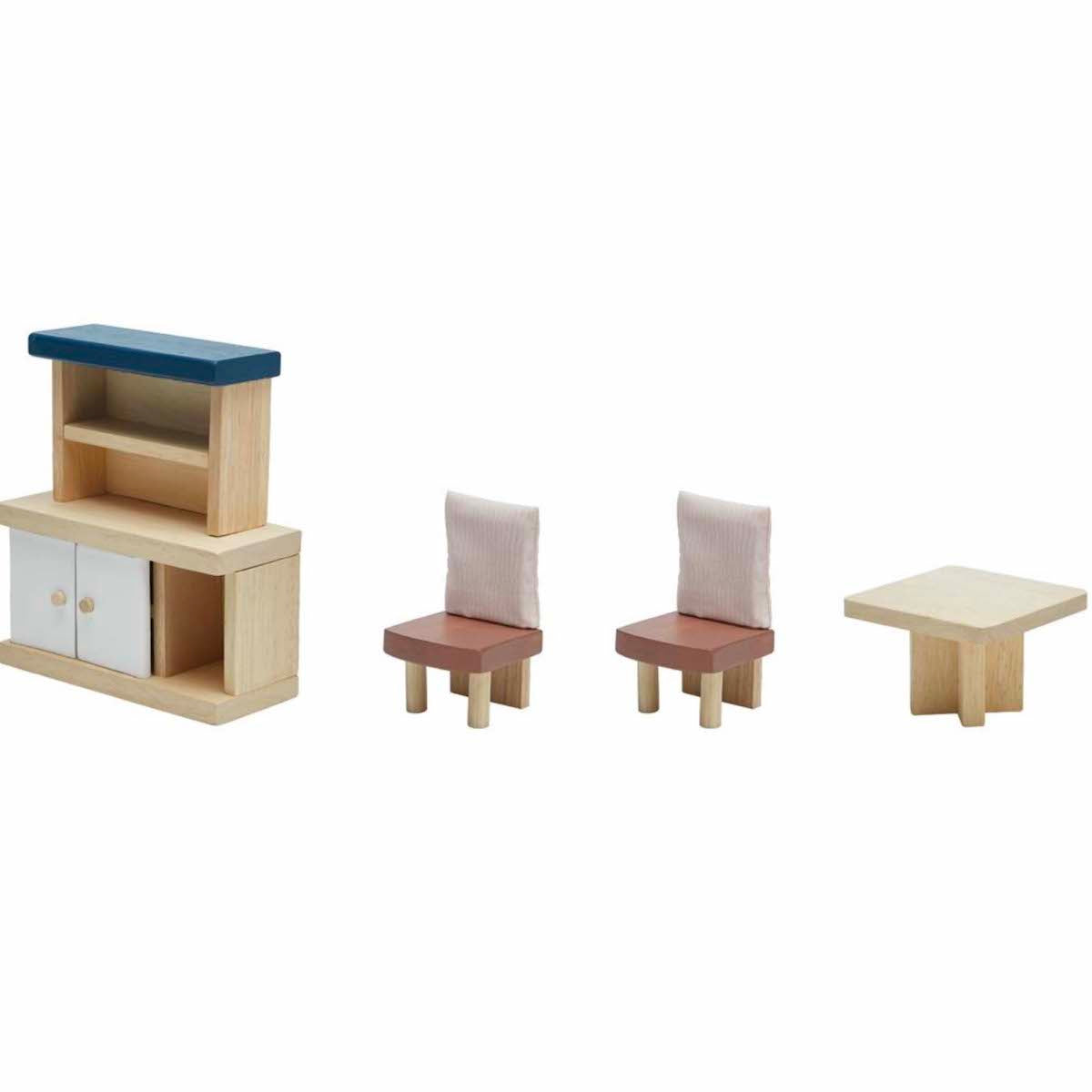 Plan Toys Dining Room Dolls House Furniture - Orchard Collection 7354