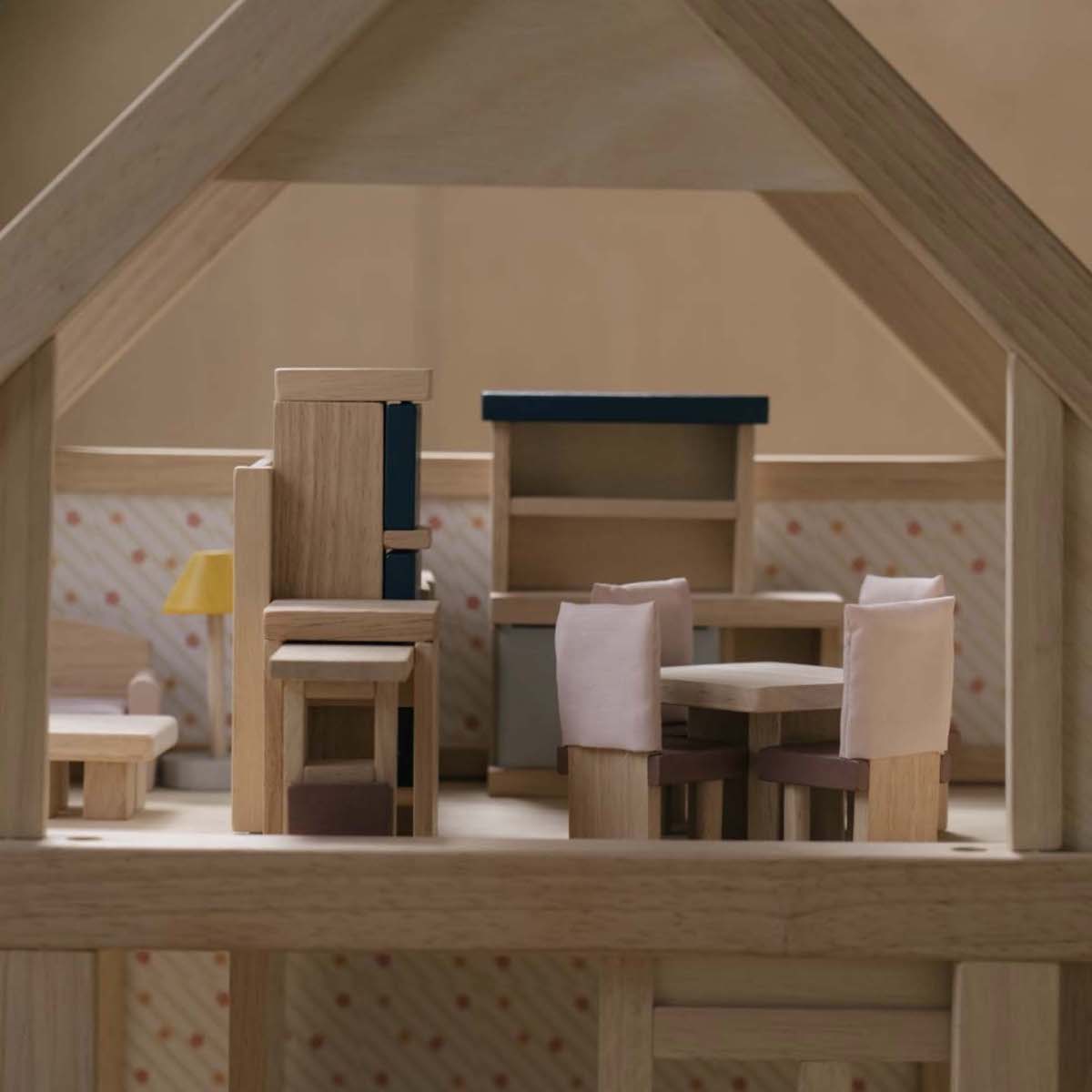 Plan Toys Dining Room Dolls House Furniture - Orchard Collection 7354