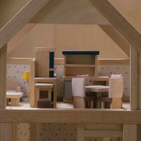 Thumbnail for Plan Toys Dining Room Dolls House Furniture - Orchard Collection 7354