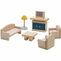 Thumbnail for Plan Toys Living Room Dolls House Furniture - Orchard Collection 7355