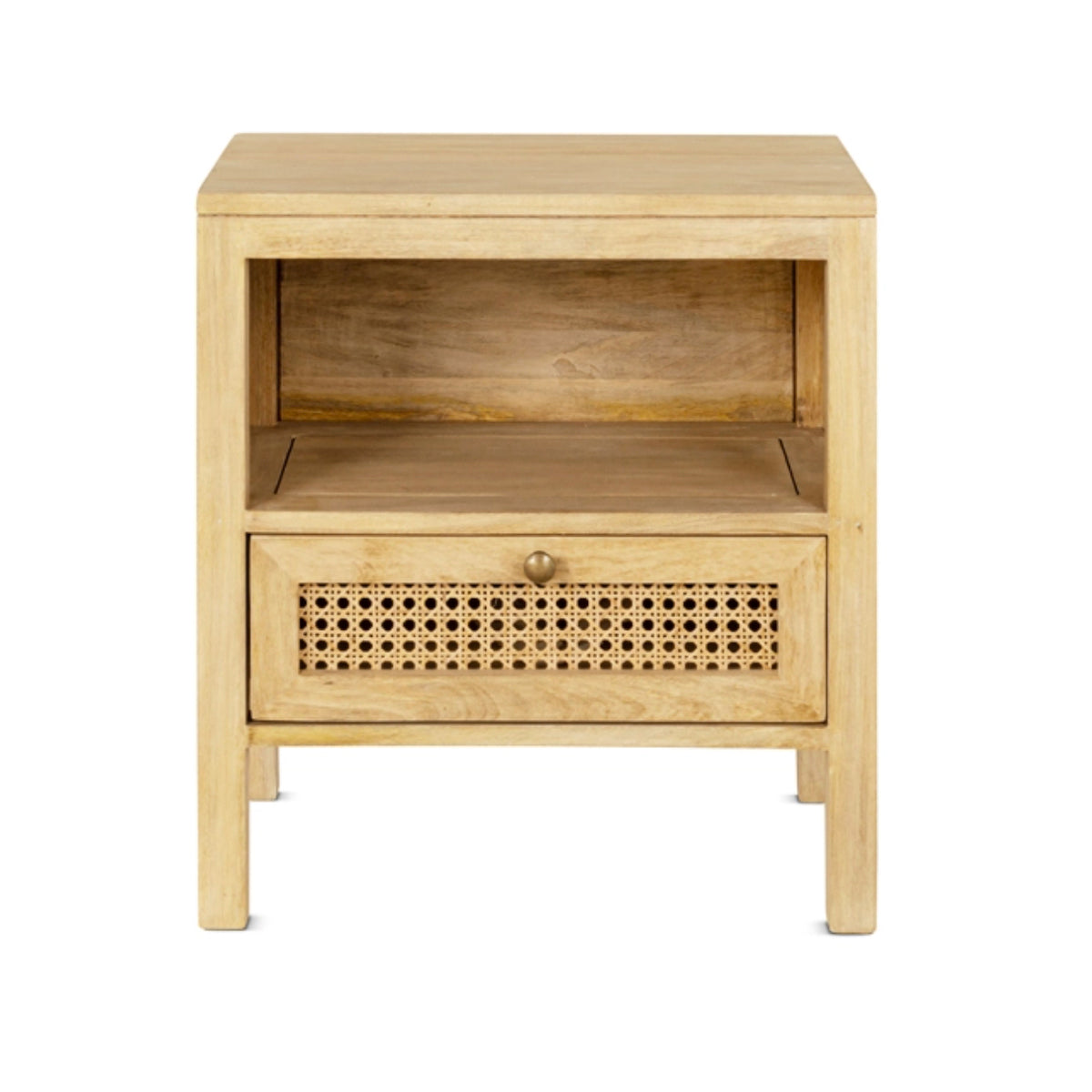 Nkuku Kanz Mango Wood Bedside Table