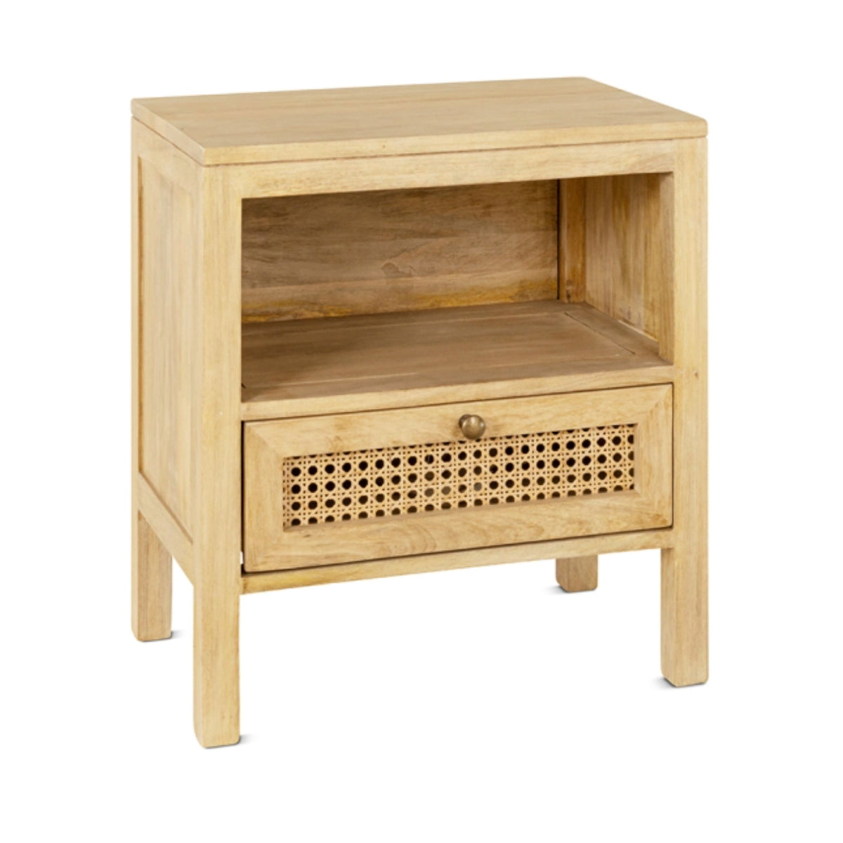 Nkuku Kanz Mango Wood Bedside Table