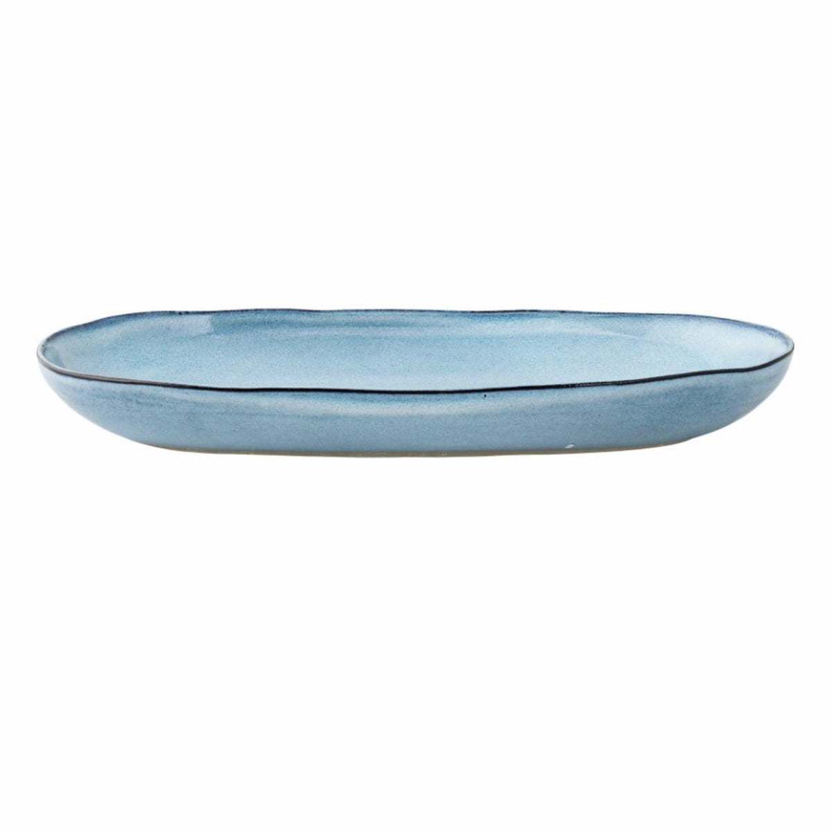 Bloomingville Sandrine Serving Plate, Blue, Stoneware