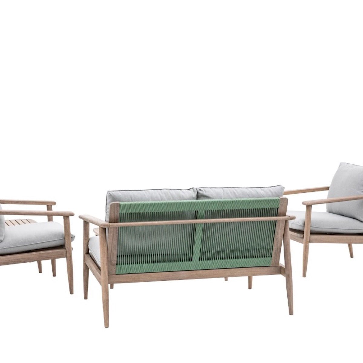 Calvi Lounge Set – Grey & White