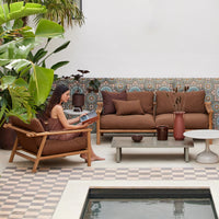 Thumbnail for Sticks 2 Seater Sofa Teak 5 Colour Ways
