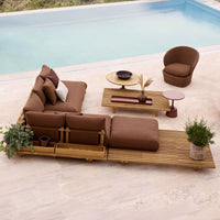 Thumbnail for Sticks Platform Corner Sofa Large 5 colour ways