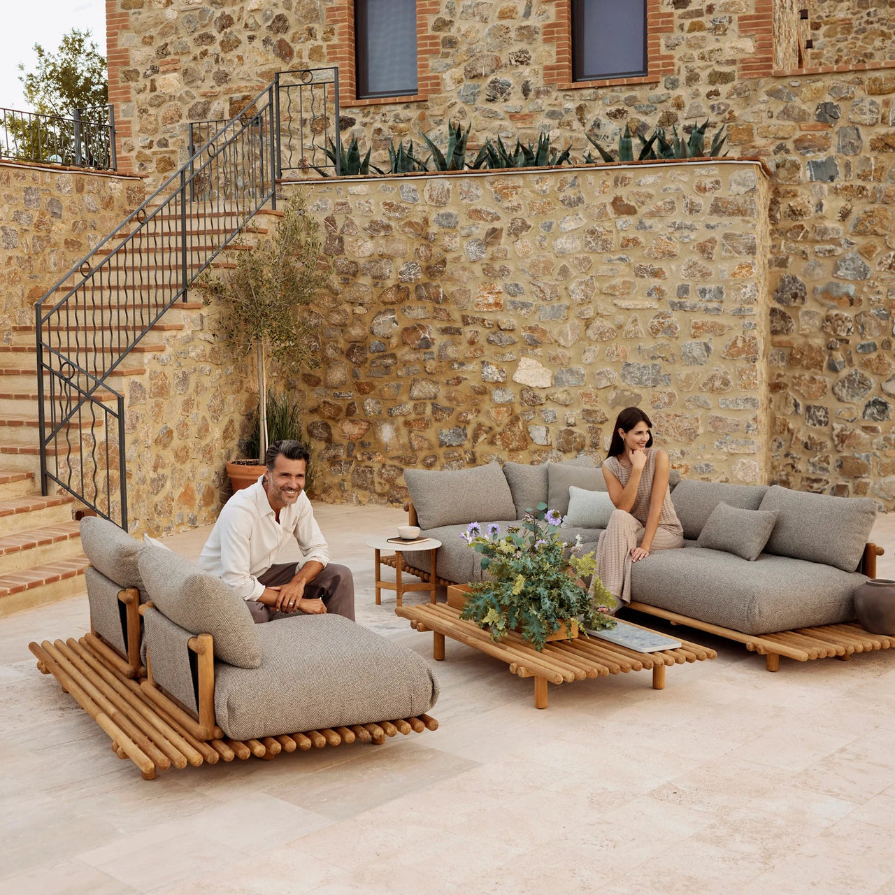Sticks Platform Corner Sofa 5 colour ways