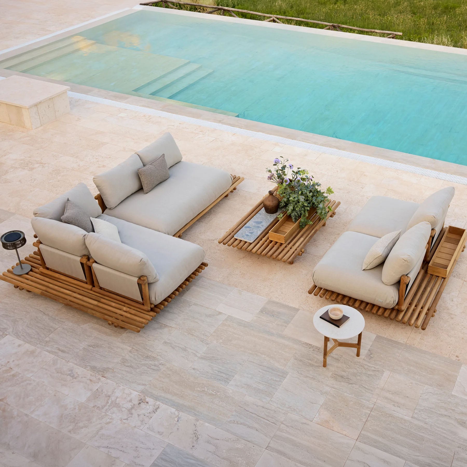 Cane-line Sticks Platform Corner Sofa – Folk Interiors