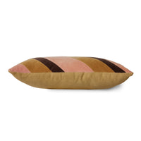 Thumbnail for Striped Velvet Cushion Sunkissed 50 x 30cm