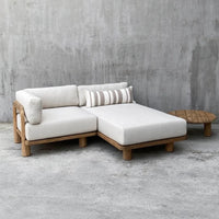 Thumbnail for Recycled Teak Outdoor Module Sofa