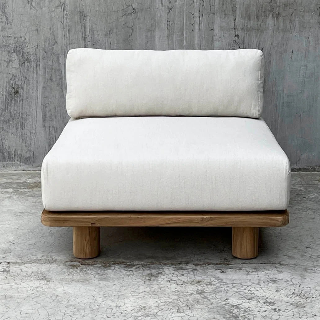 Recycled Teak Outdoor Module Sofa