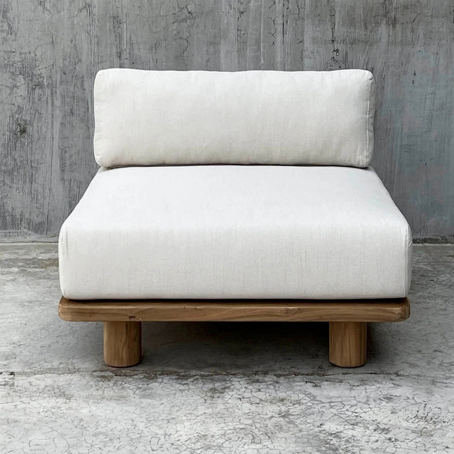 Recycled Teak Outdoor Module Sofa PRE ORDER AUGUST