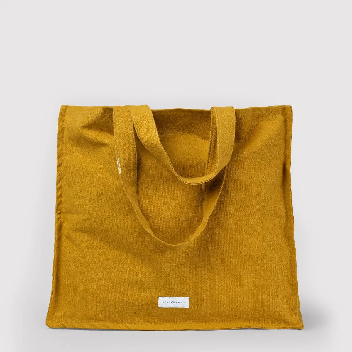 Organic Cotton Canvas Tote Bag in Saffron Yellow
