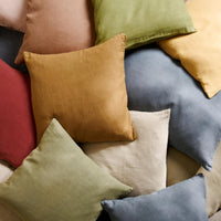 Thumbnail for Cushion Linen Harvest Yellow 50cm x 50cm