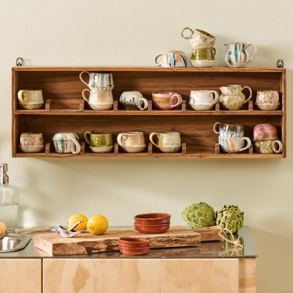 Wall Shelf w/2 Shelves 16 Rooms UNIQUE