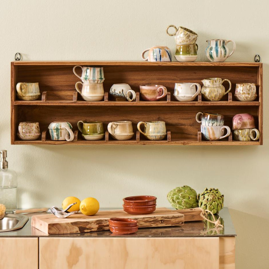 Wall Shelf w/2 Shelves 16 Rooms UNIQUE