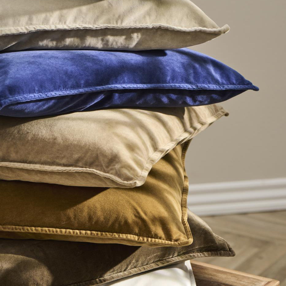 Cushion Velvet Taupe 50cm x 50cm