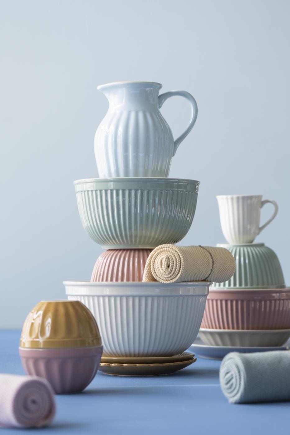 Bowl Set of 3 Mynte Coral Almond