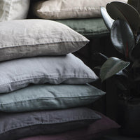 Thumbnail for Cushion Linen Spruce Blue