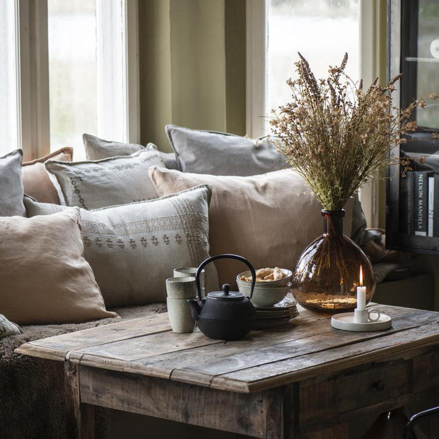 Tea pot w/strainer 1.2 ltr