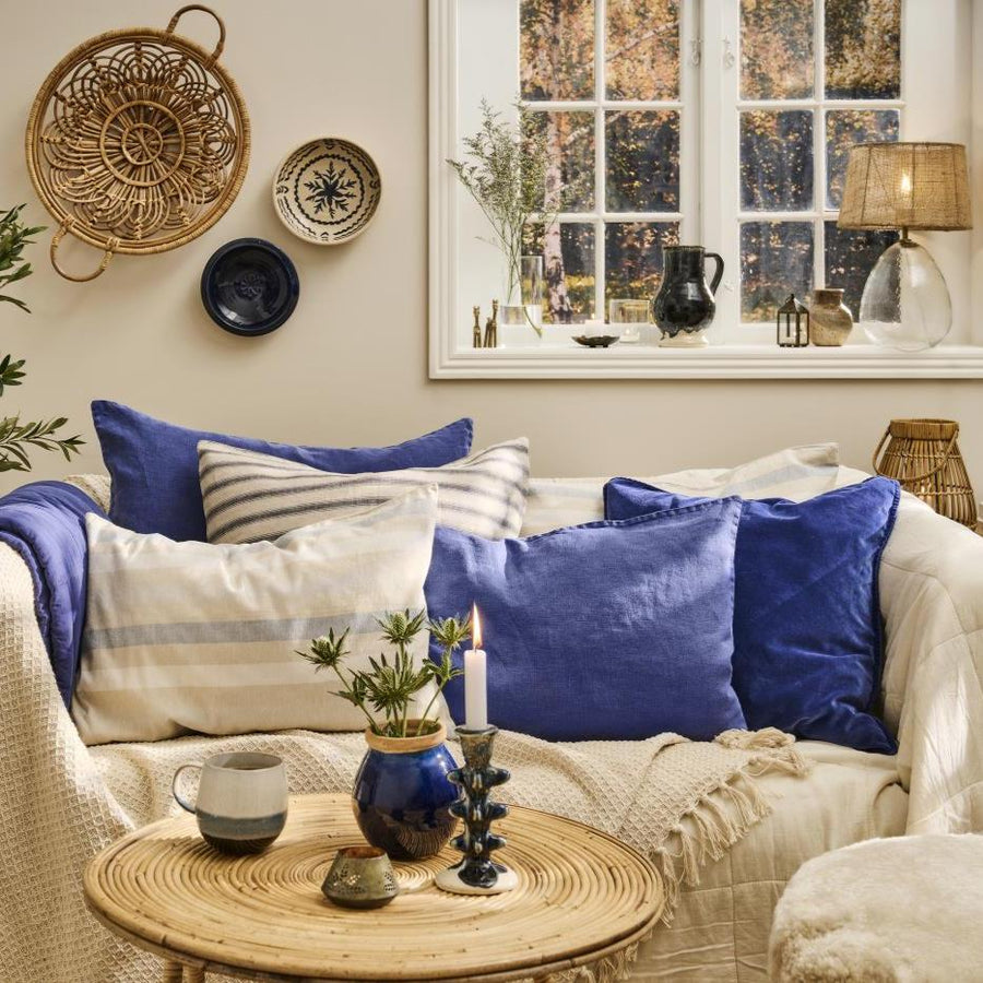 Cushion Velvet Indigo 50 x 50cm