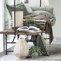 Thumbnail for Cushion Velvet Olive 50 x 70cm