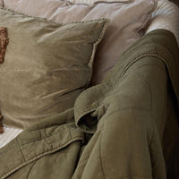 Thumbnail for Cushion Velvet Olive 50 x 70cm