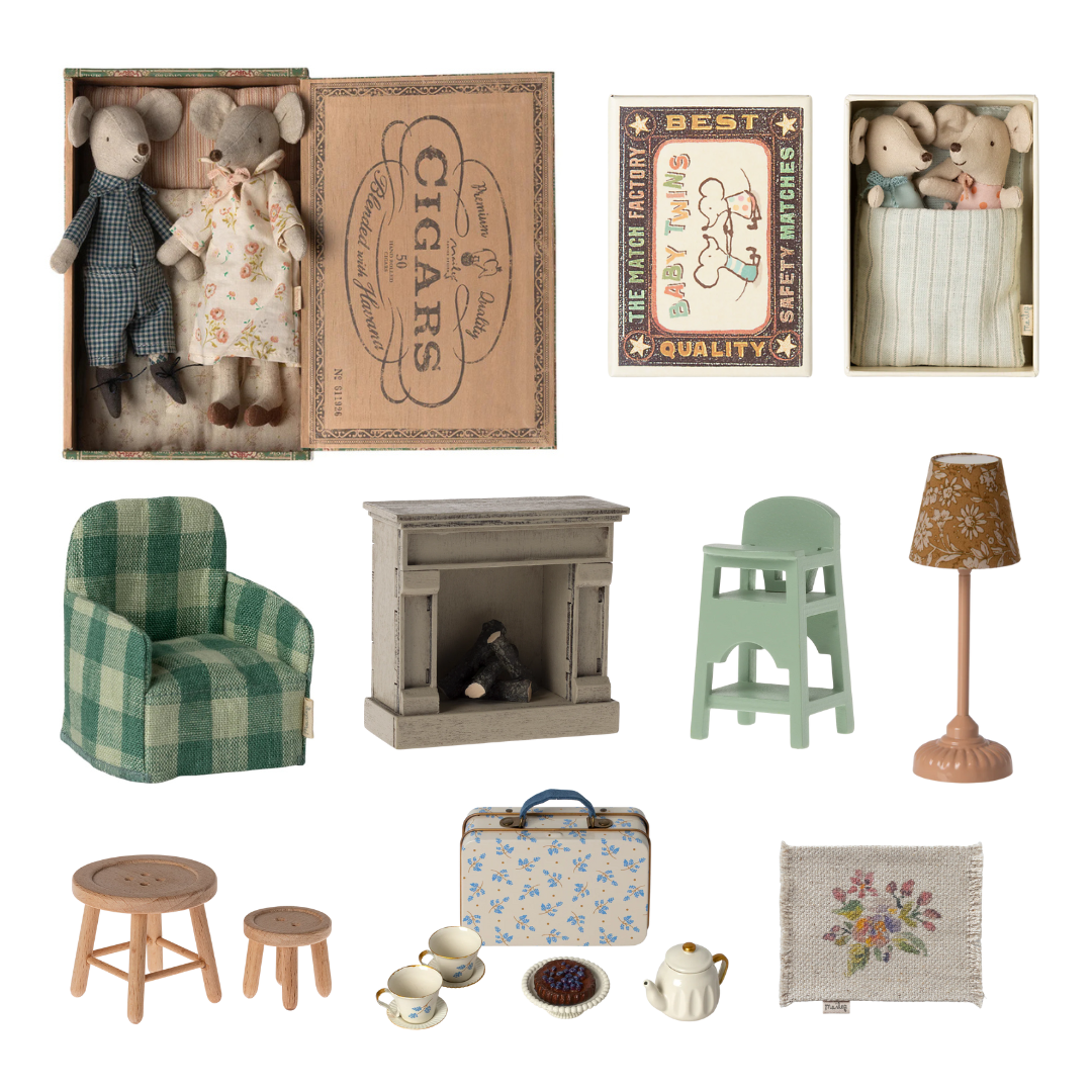 Maileg Twins and Grandparents Bundle