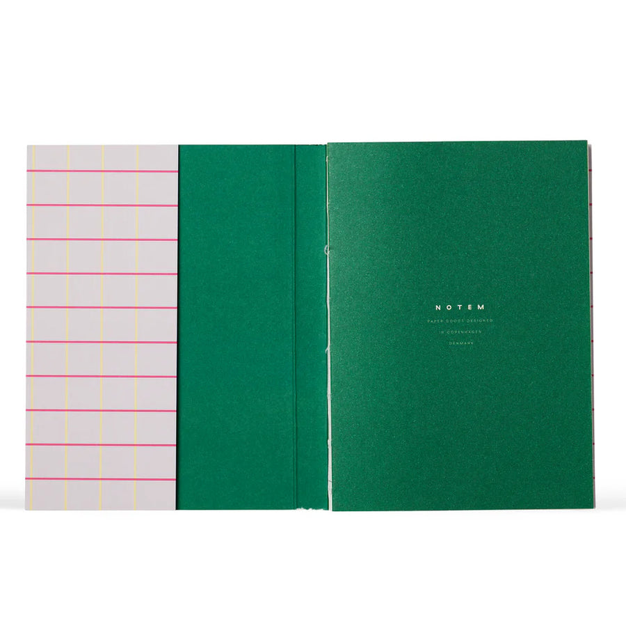 UMA Notebook, Small - Lavender Check