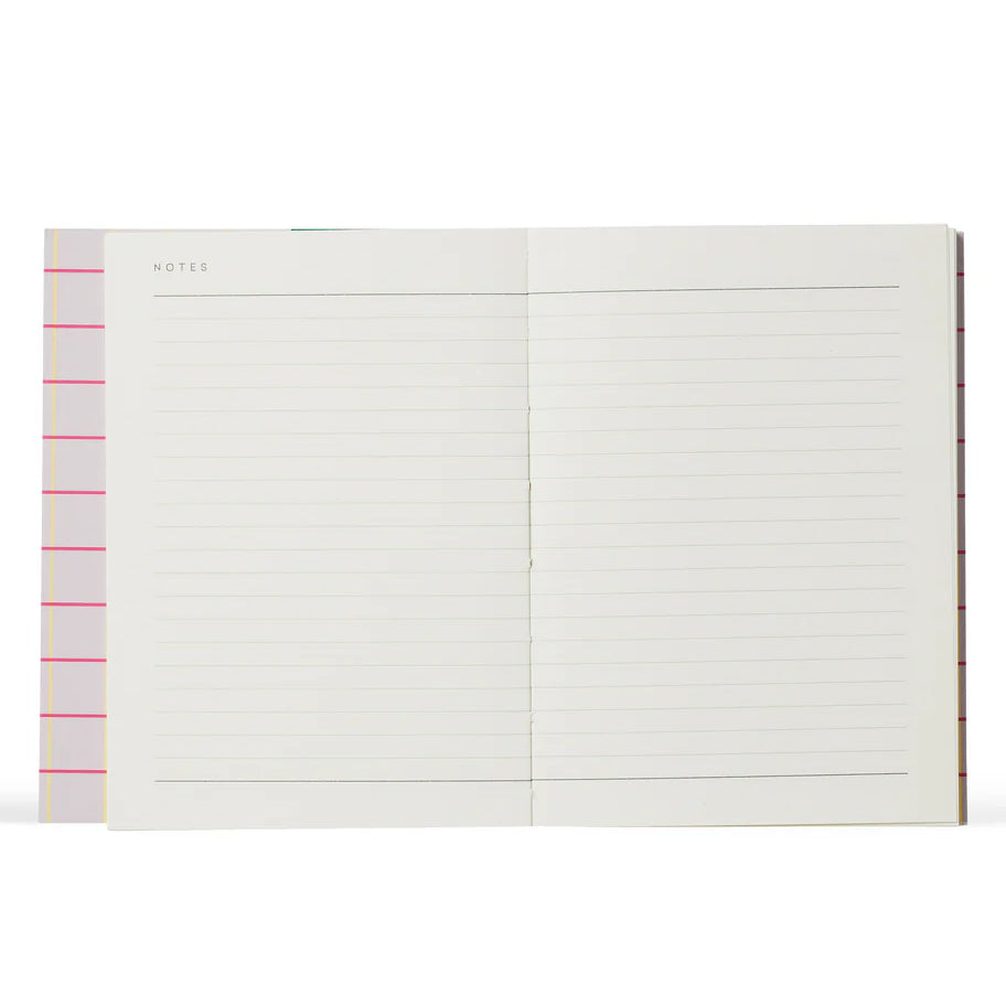 UMA Notebook, Small - Lavender Check