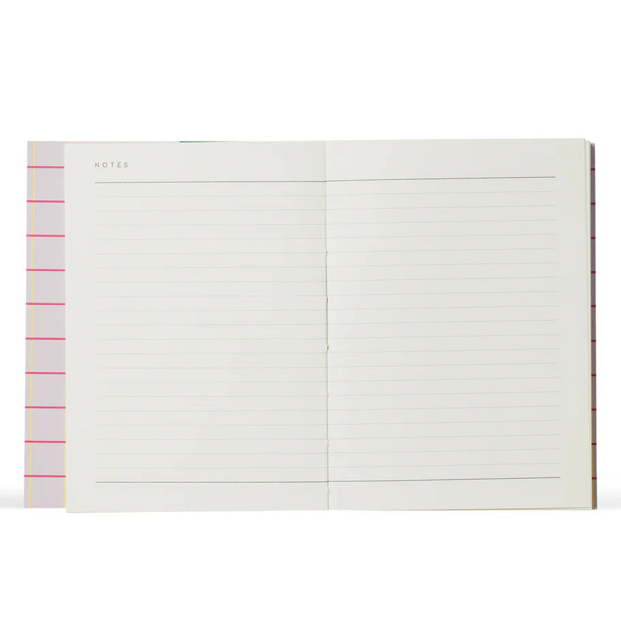 UMA Notebook, Small - Lavender Check