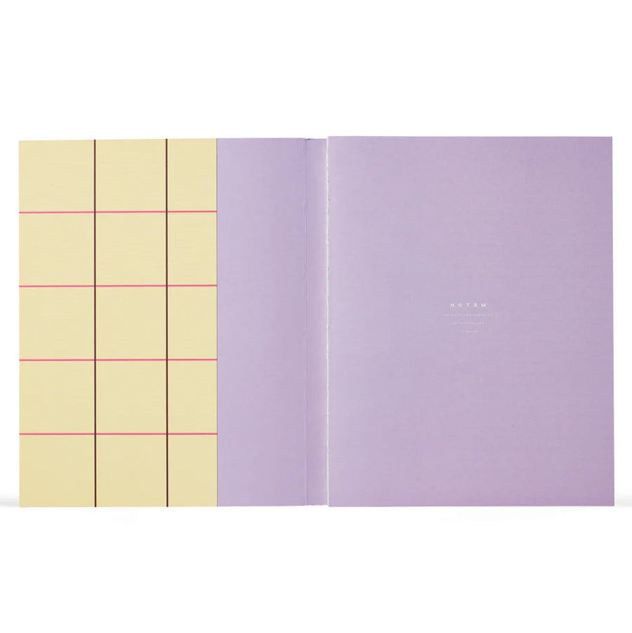 UMA Notebook, Large - Yellow Check