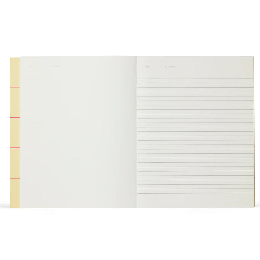 UMA Notebook, Large - Yellow Check