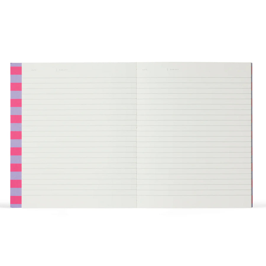 UMA Notebook, Medium - Lavender Stripe