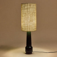 Thumbnail for Retro Stoneware Lamp Base Green with Shade