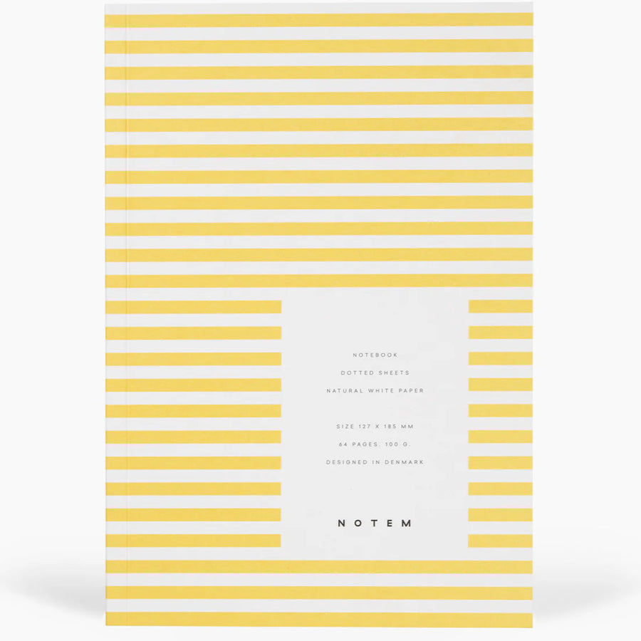 NOTEM Vita Notebook, Small - Yellow