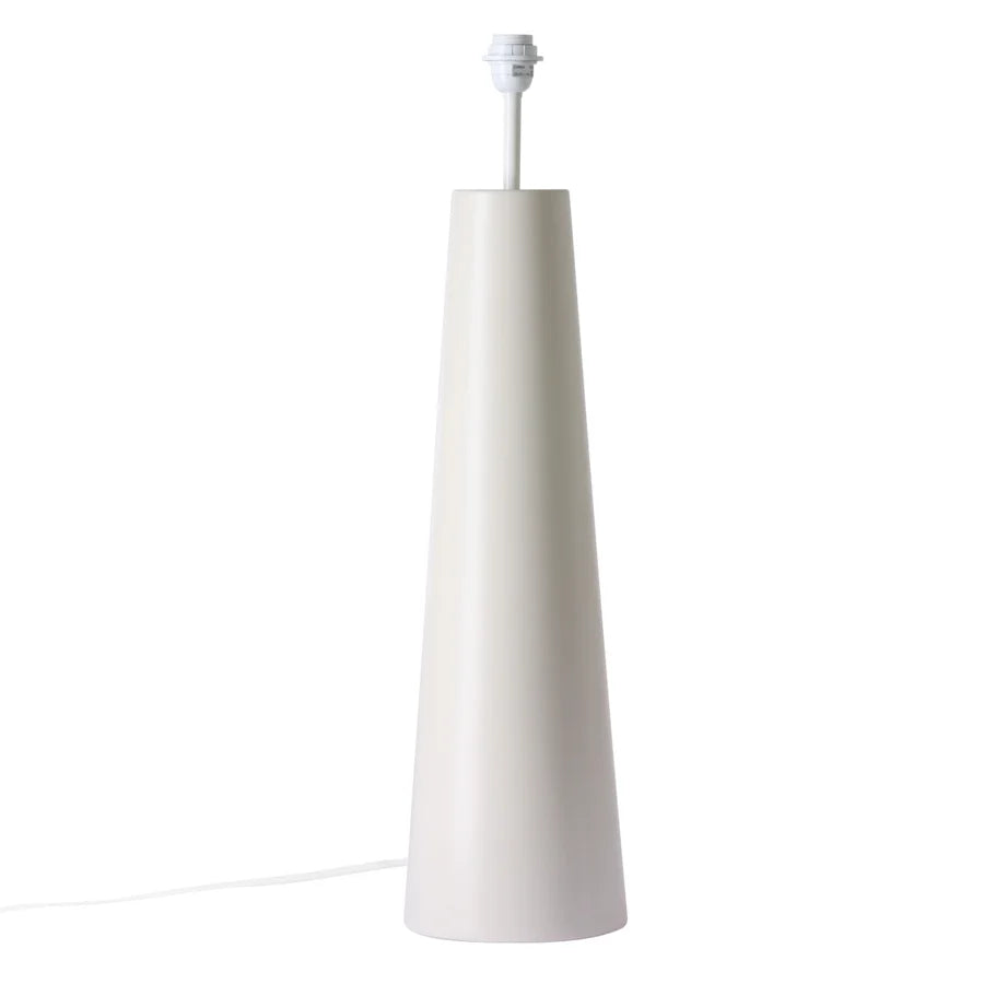 Ceramic Floor Lamp Base XL Cream with Shade