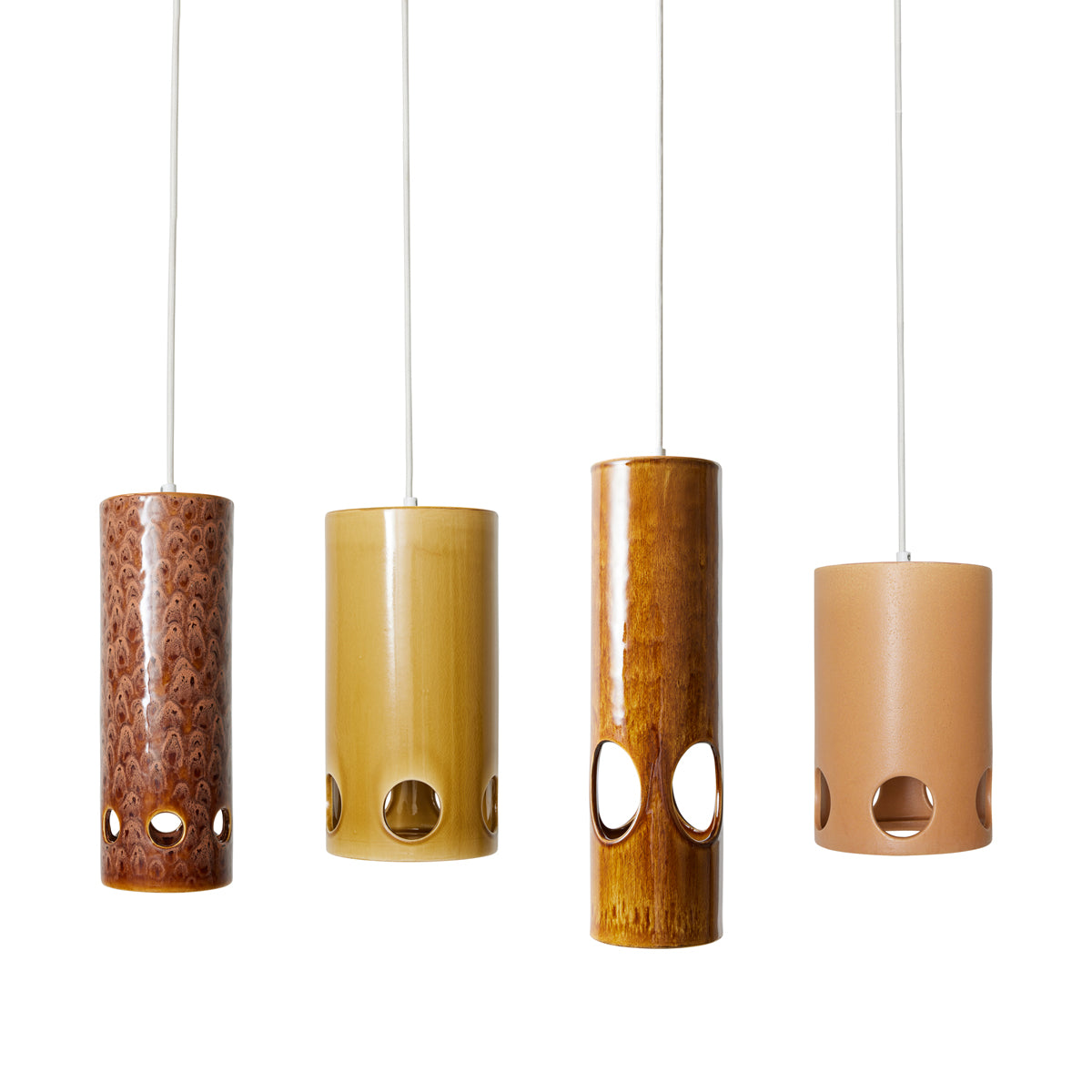 HKLiving Ceramic Pendant Lamp Rosewood VOL5118