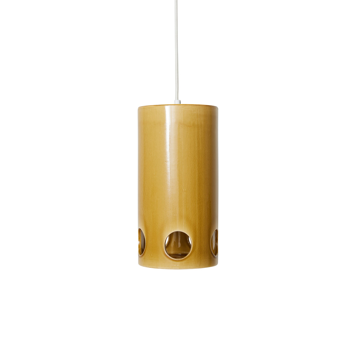 HKLiving Ceramic Pendant Lamp Mustard VOL5120