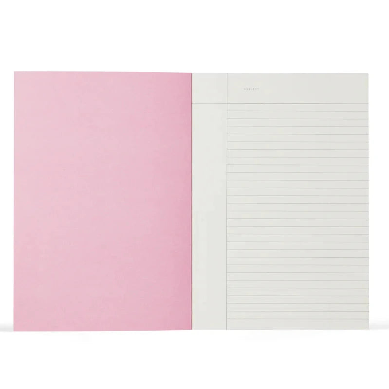 NOTEM Vita Notebook, Medium - Orange Grid