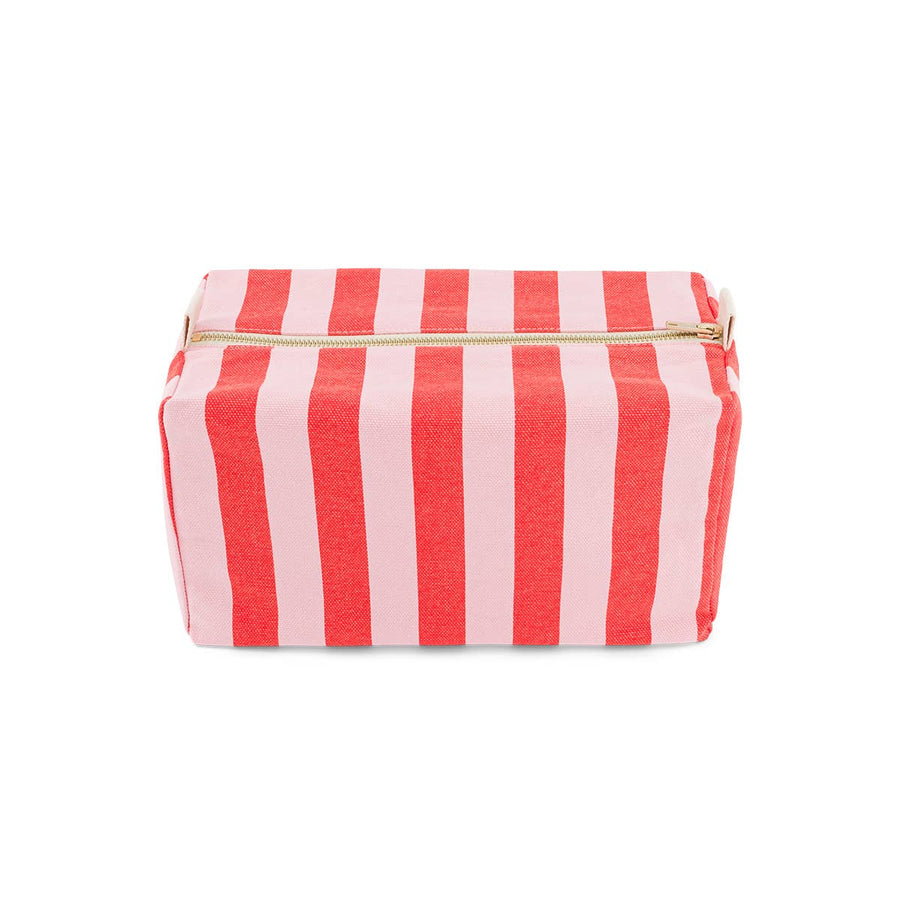 VIC TOILETRY BAG STRPES TOMATO / CANDY PINK: TOMATO / CANDY PINK / STRIPES / L13*W26*H12