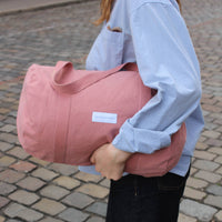 Thumbnail for Mini bowling bag in organic cotton canvas Rosewood