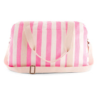 Thumbnail for RAPHAEL DIAPER BAG - WEEKEND BAG STRIPES NEON PINK: NEON PINK / Stripe / L22*W42*H28