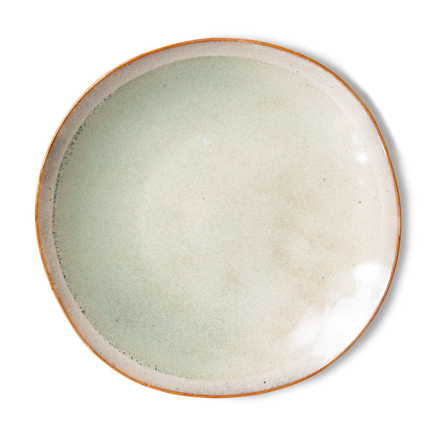 70s Ceramics: Side Plates Mist, Set of 2