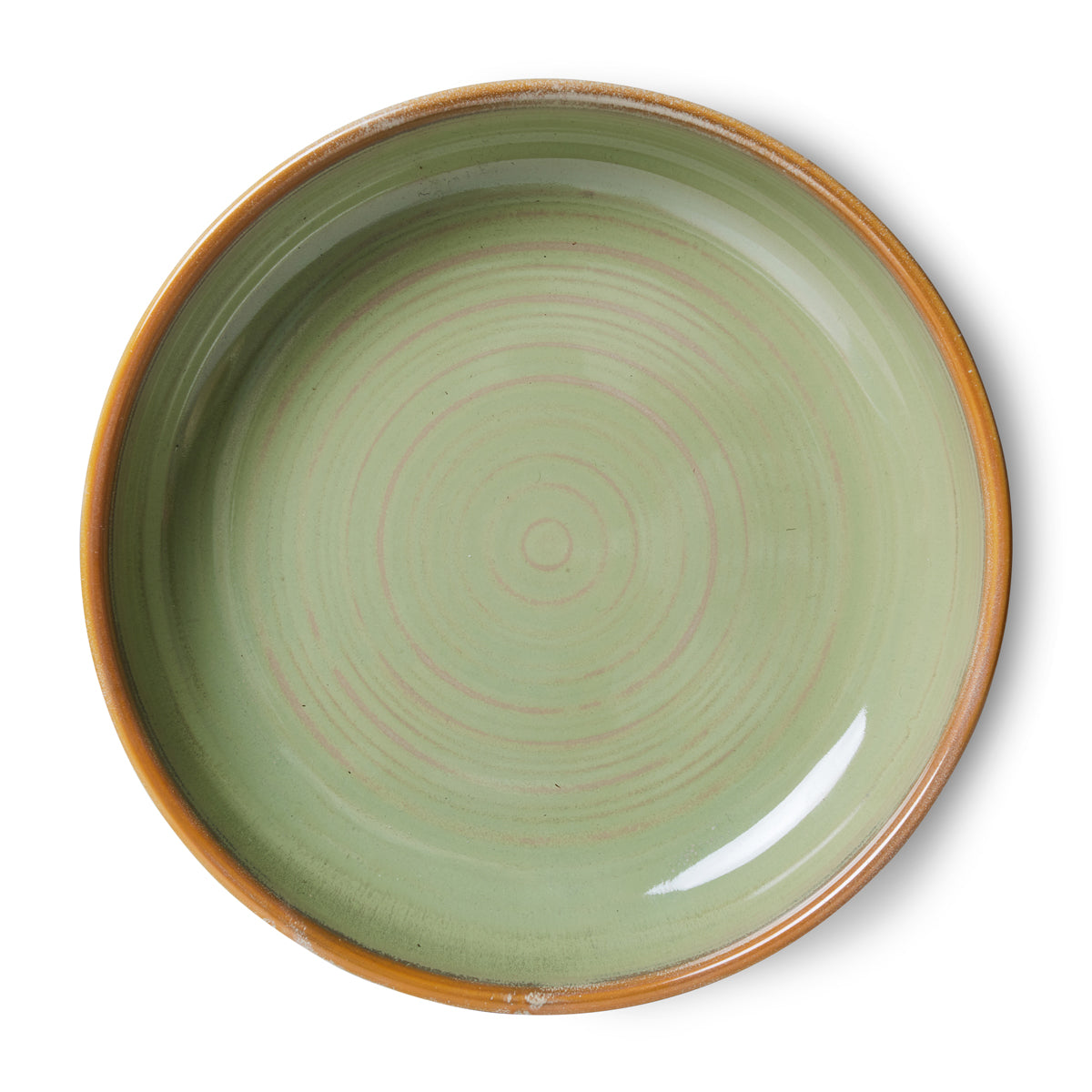 Chef Ceramics: Deep Plate L, Moss Green