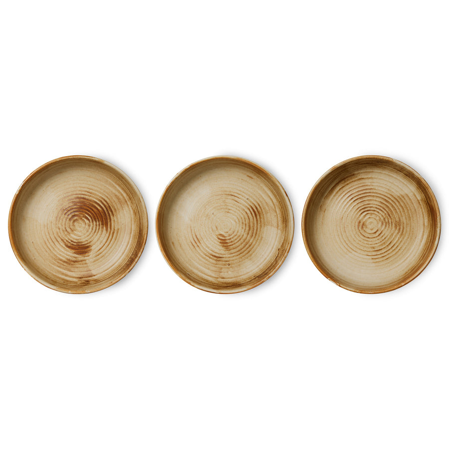 Chef Ceramics: Deep Plate Rustic Cream/Brown